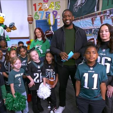 2nd grade teacher uses football to teach math