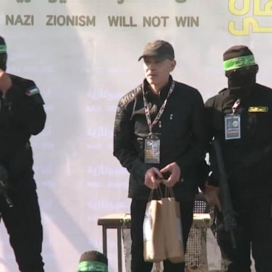 VIDEO: American hostage and 2 others released