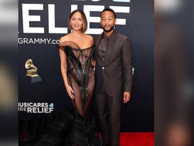 WATCH:  Grammys 2025: Couples stun on the red carpet