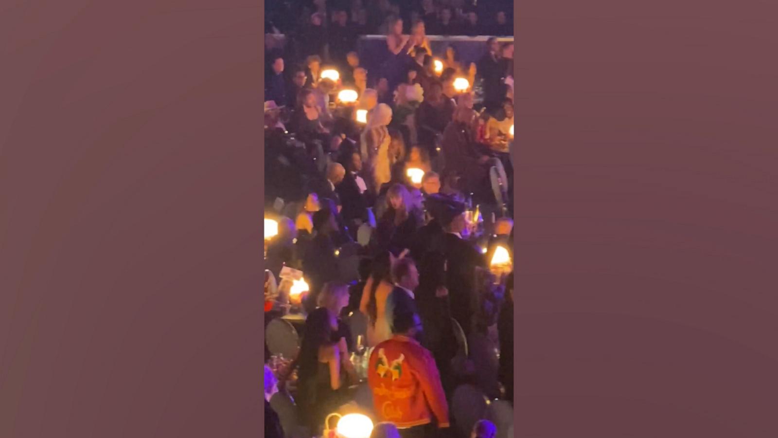 Swift and Keys' son Genesis danced away as Shakira performed on stage!