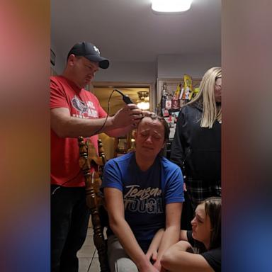 Ali Campbell of Goshen, Ohio, has been battling breast cancer for five years. She shared the raw emotions of shaving her head a second time on Facebook - but had no idea what would happen next.