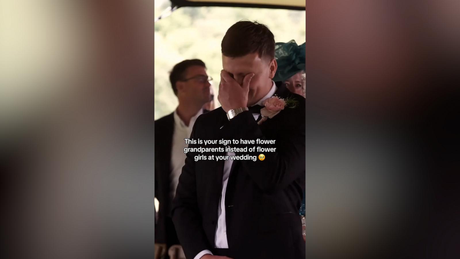 “They were honoured and excited to be part of the day,” wrote bride Faye Plunkett. “I don't think they were expecting George to be so emotional.”