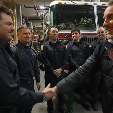 VIDEO: Subway shove survivor meets first responders who saved his life