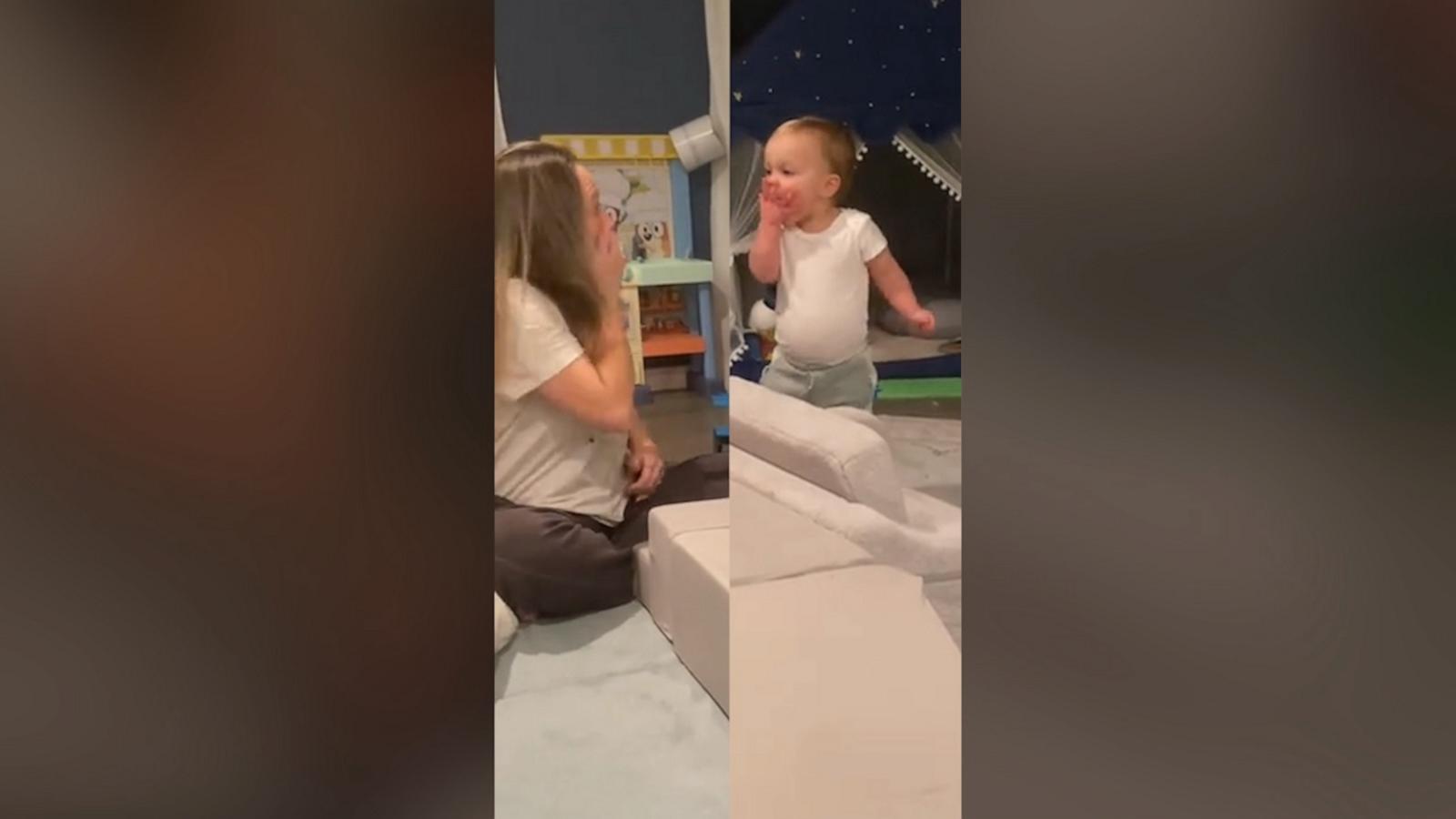 VIDEO: Mom and son are in sync and TikTok is in love