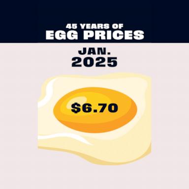 Egg prices have remained steady over the past 45 years, until now.