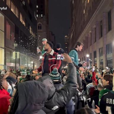 VIDEO: Philadelphia celebrates Eagles winning Super Bowl LIX