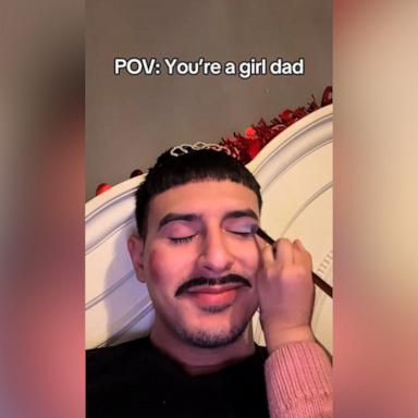 Nathan Arredondo let his daughter turn him into a princess.