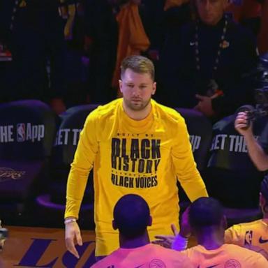 VIDEO: Luka Doncic makes 1st debut for LA Lakers after bombshell trade