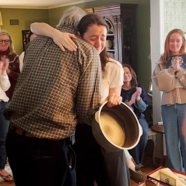 PHOTO: Maddy DeVita inherits her late grandmother's sauce pot after her uncle decided to gift it following his mom's passing at 96 in December.