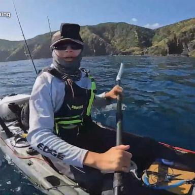 VIDEO: Kayaker chased by great white shark speaks out