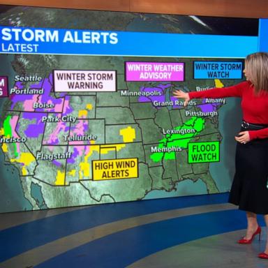 VIDEO: Major cross-country storm on the move