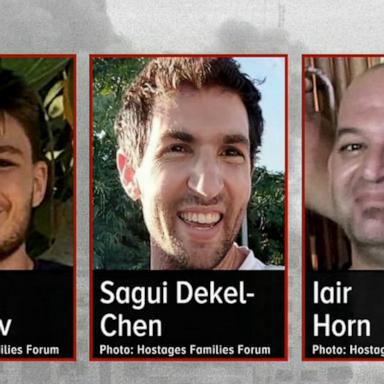 VIDEO: Hamas releases 3 more hostages, including American Sagui Dekel Chen