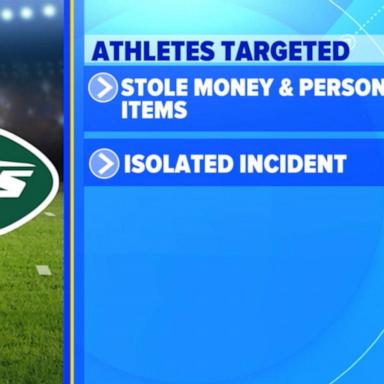 VIDEO: Jets player robbed at gunpoint after being followed home, police say