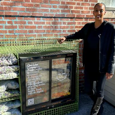 Asmeret Berhe-Lumax founded the Brooklyn-based non-profit One Love Community Fridge to provide healthy food and education to those experiencing food insecurity without stigma and judgment.