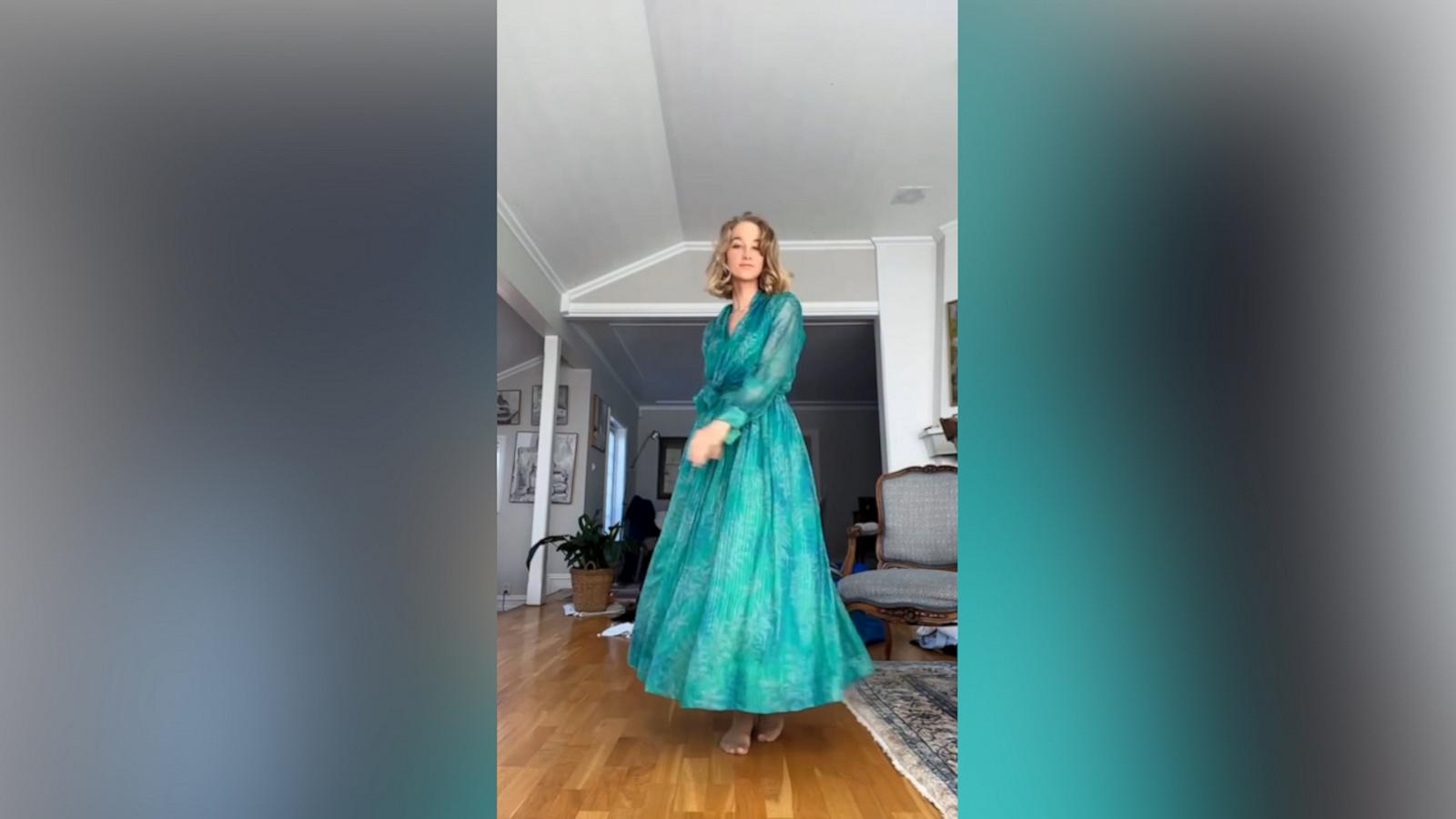 Agnes Wilhelmsen, who lost her dad 11 years ago, was given a special family piece --- her grandma’s dress, which she wore to her parents' wedding in 1982.