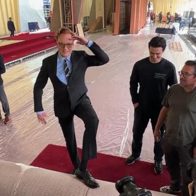 VIDEO: Conan O’Brien rolls out the Oscars red carpet