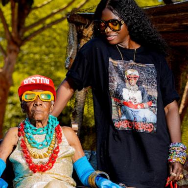 Zambian-born, New York-based fashion stylist Diana Kauma celebrates her grandmother Margaret Chola’s style and grace with her ‘Granny Series.’