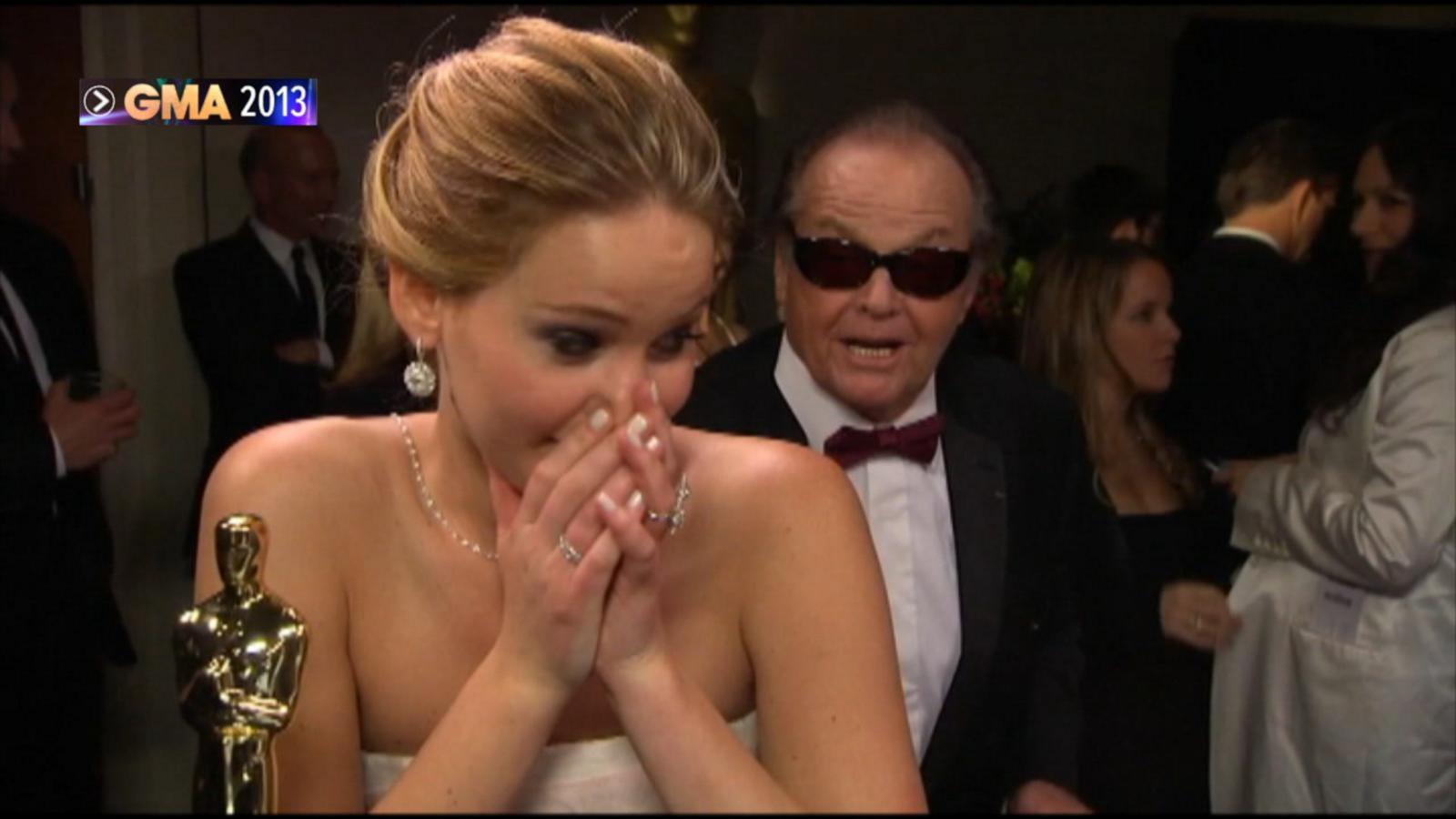 VIDEO: Remembering when Jennifer Lawrence was starstruck by Jack Nicholson at Oscars