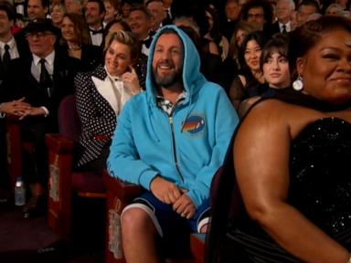 WATCH:  Adam Sandler steals the show during Conan O'Brien's Oscars monologue