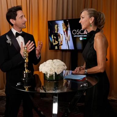 The two-time Oscar winner opens up to "GMA's" Lara Spencer about his iconic Oscars “music moment.”