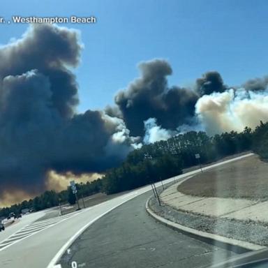 VIDEO: Long Island on alert after extreme winds fuel rare brush fires