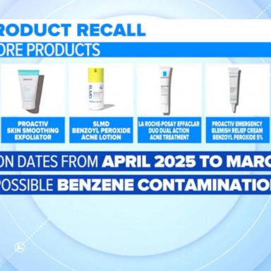 VIDEO: Acne creams recalled from La Roche-Posay, Proactiv and more