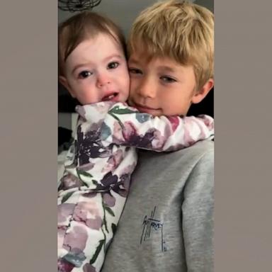 Emma and her stepbrother Brantli share a special bond.