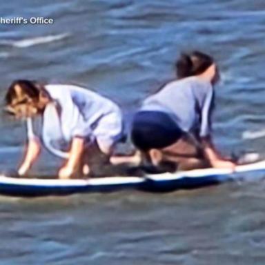 VIDEO: Fishermen rescue teen paddleboarders off Florida coast