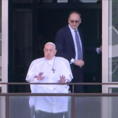 VIDEO: Pope Francis makes 1st public appearance in 5 weeks