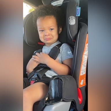 Three-year-old Micah started to cry when a Lewis Capaldi song came on in the car, and his dad took the moment to tell him how much he loved him.