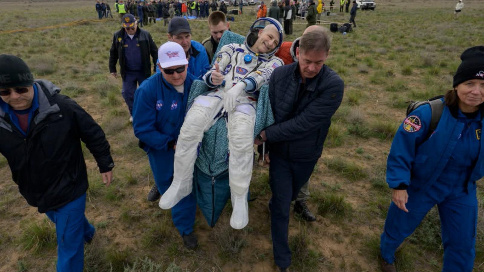 NASA astronaut Don Pettit returns to Earth