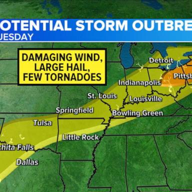 VIDEO: Millions in path of severe weather