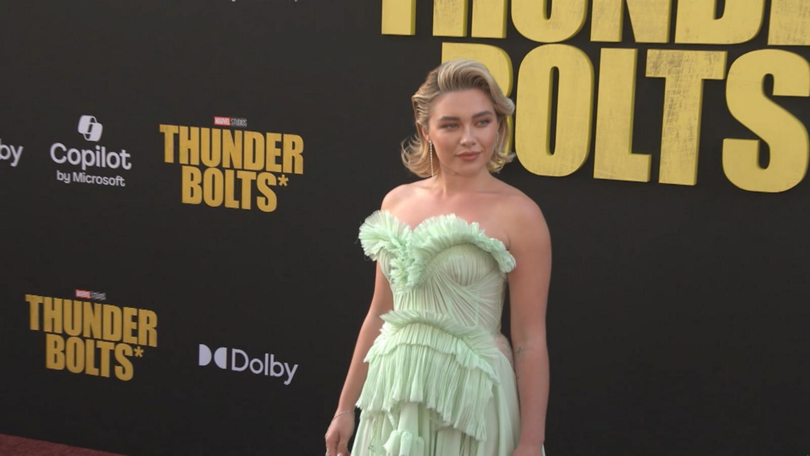 VIDEO: Cast of Marvel’s ‘Thunderbolts’ attend red carpet premiere