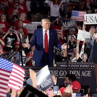 VIDEO: Trump defends tariff policy during Michigan rally