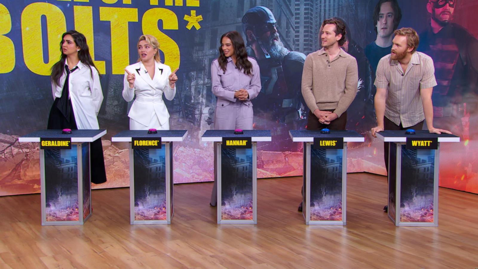 VIDEO: Cast of 'Thunderbolts*' talks new movie