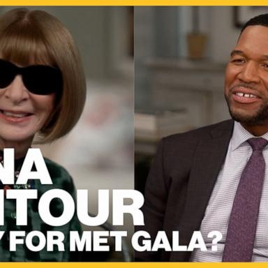 The Vogue editor-in-chief sat down with "GMA" ahead of the 2025 Met Gala and shared some final details ahead of fashion's biggest night, the theme for which is "Superfine: Tailoring Black Style."