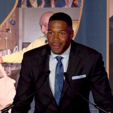 VIDEO: Michael Strahan and others honored at Dick Vitale Gala
