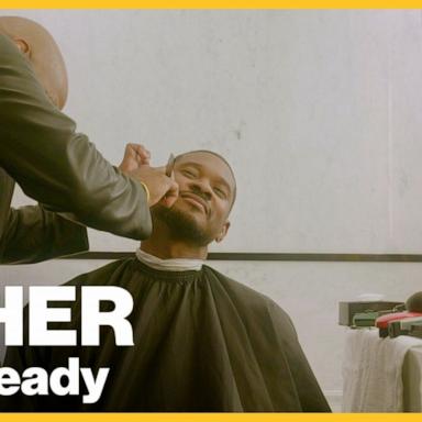 Usher let us have a seat next to him as he prepared for his big night. He talked (and sang) about Stevie Wonder, hours before their surprise performances inside the Met Gala.