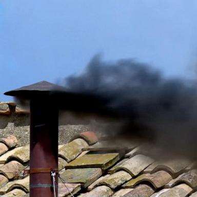 VIDEO: Black smoke rises from Sistine Chapel as conclave continues