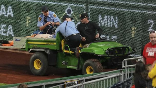 Pirates fan speaks out after falling from bleachers