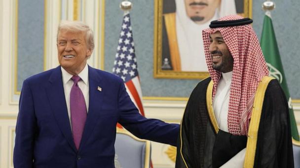Trump arrives in the Middle East