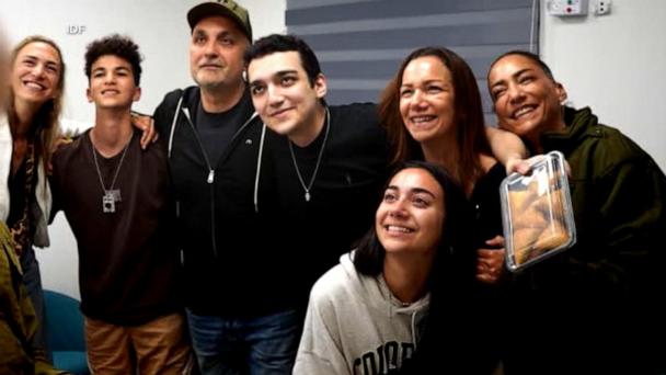 American-Israeli hostage Edan Alexander reunites with family