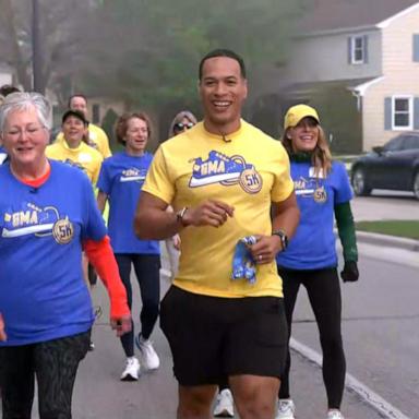 VIDEO: 1st-time runner takes on the ‘GMA’ 5K