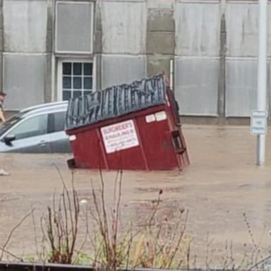 VIDEO: Flash flood emergency as rain pounds East Coast