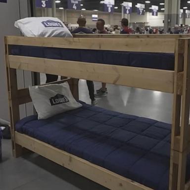 VIDEO: Building beds for kids in need