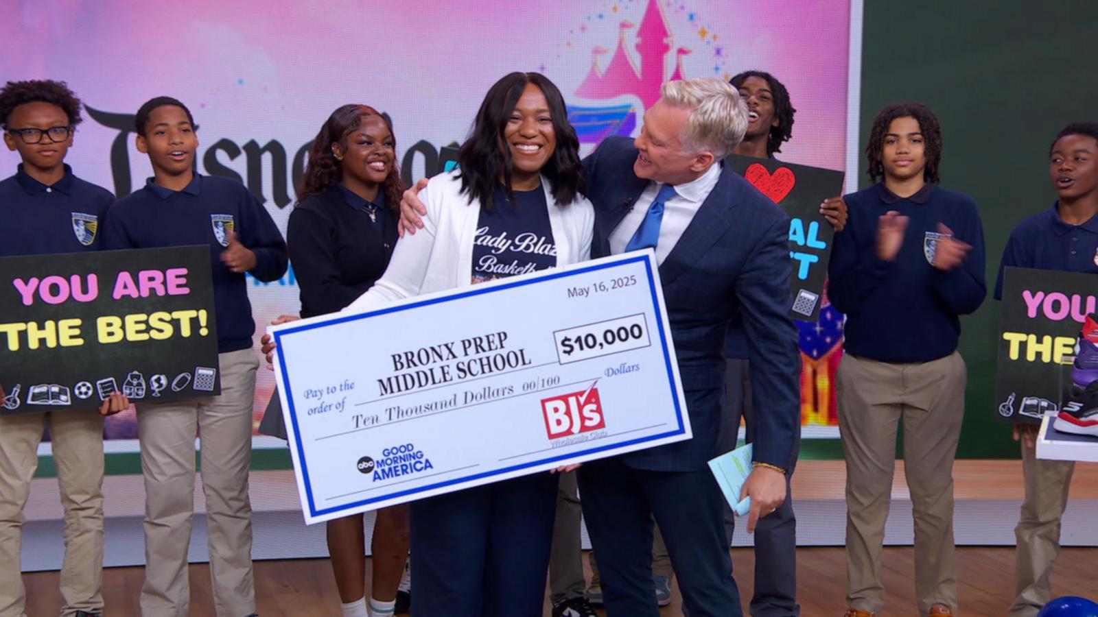 VIDEO: 'GMA' celebrates educator with Disneyland surprise