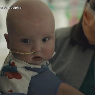 VIDEO: Baby saved by breakthrough gene-editing treatment