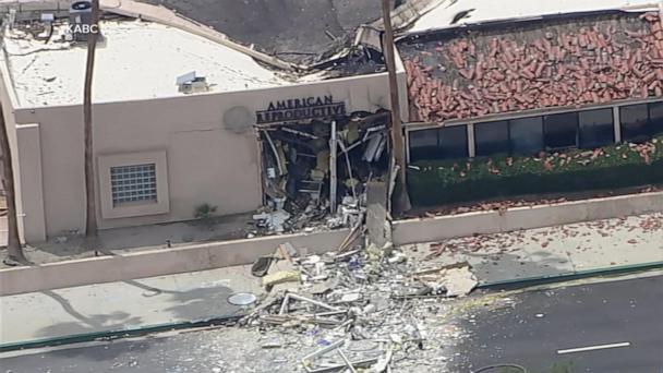 At least 5 injured in explosion outside California fertility clinic
