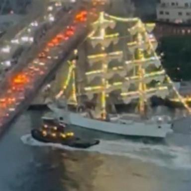 VIDEO: NTSB to inspect Brooklyn Bridge following ship crash