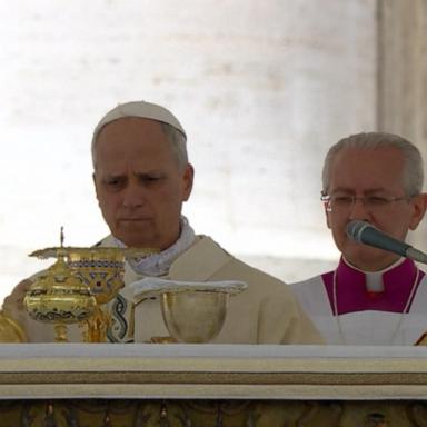 VIDEO: Pope Leo XIV presides over inaugural mass